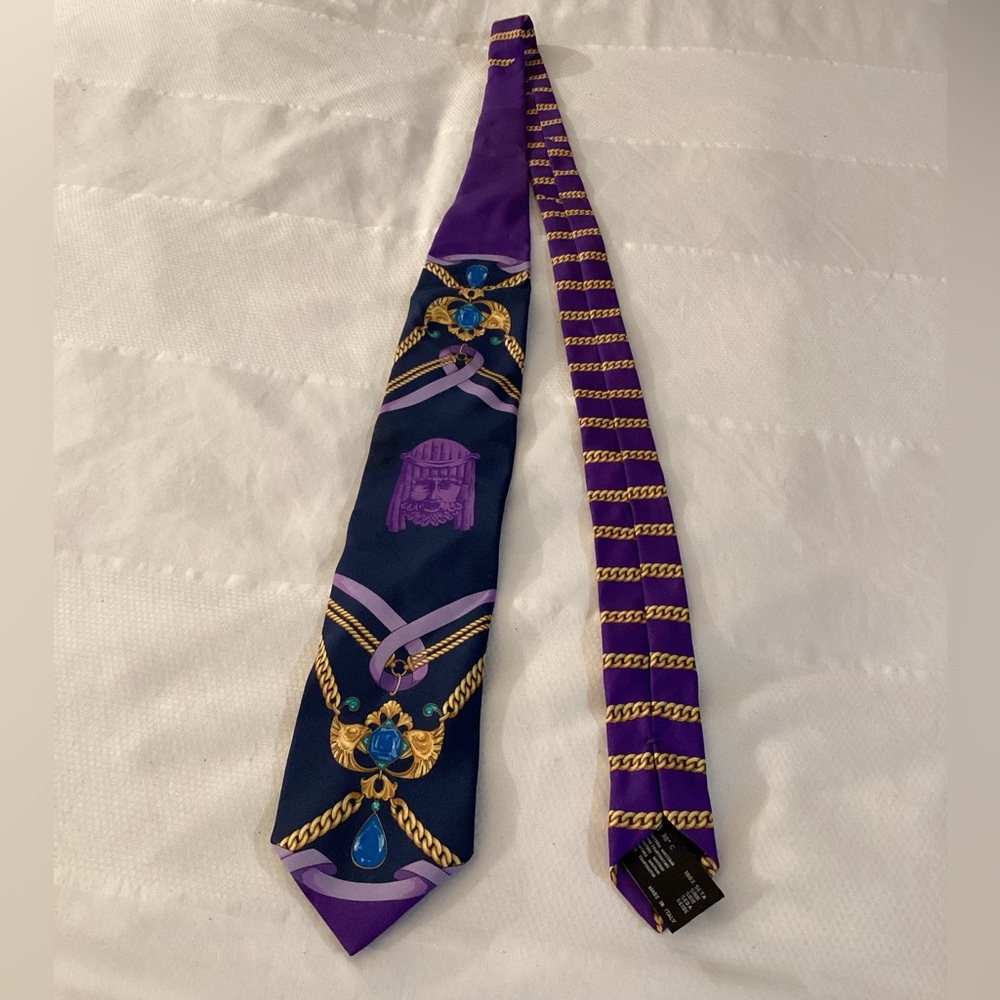 Versace ‘Le Maschere’ Silk Tie